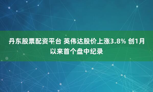 丹东股票配资平台 英伟达股价上涨3.8% 创1月以来首个盘中纪录