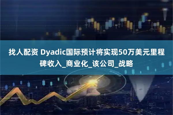 找人配资 Dyadic国际预计将实现50万美元里程碑收入_商业化_该公司_战略