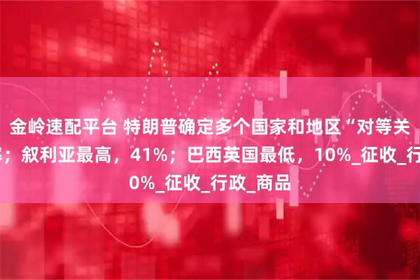金岭速配平台 特朗普确定多个国家和地区“对等关税”税率；叙利亚最高，41%；巴西英国最低，10%_征收_行政_商品